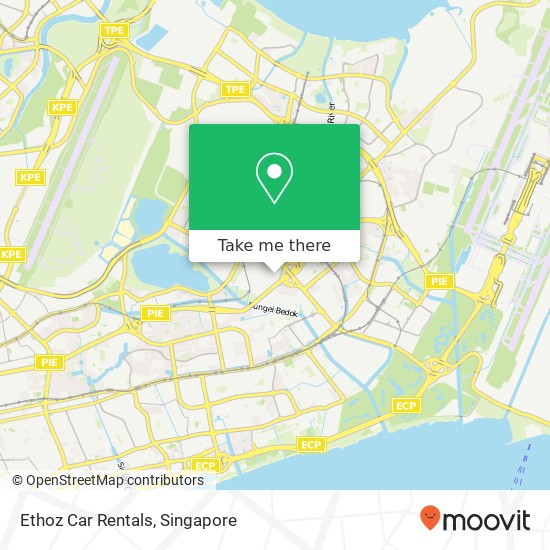 Ethoz Car Rentals map