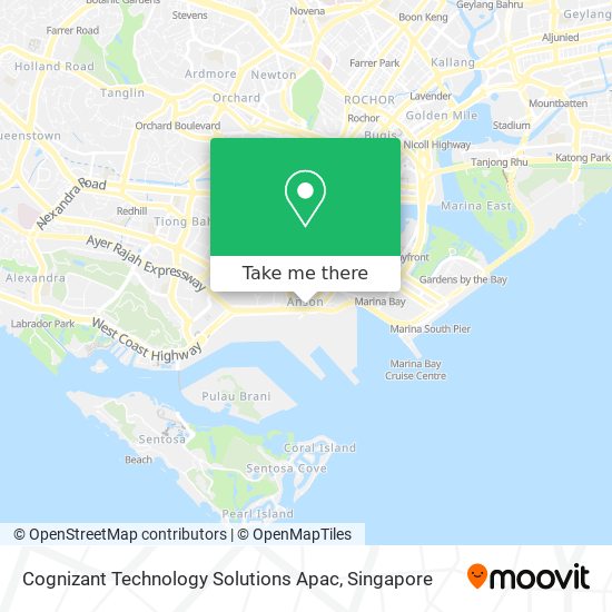 Cognizant Technology Solutions Apac map