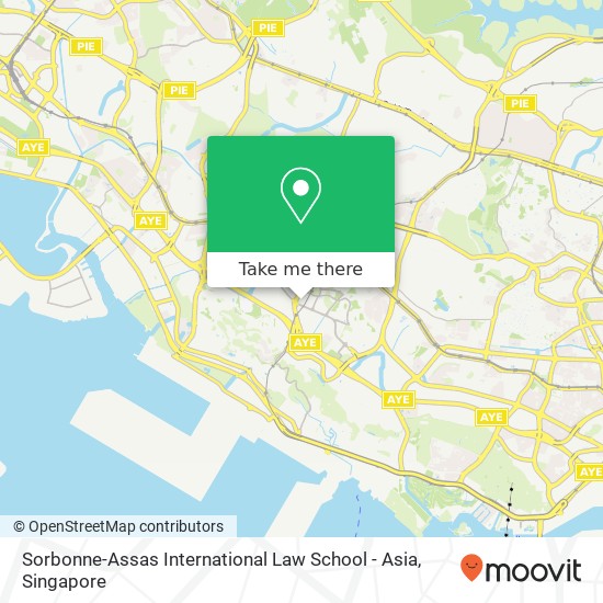 Sorbonne-Assas International Law School - Asia map