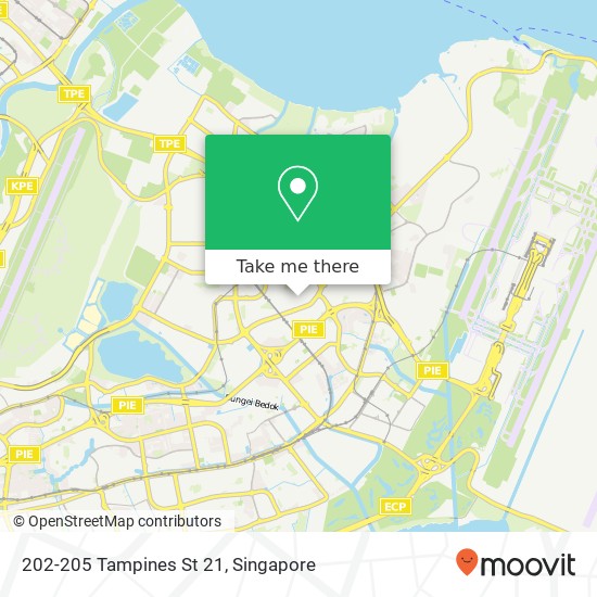 202-205 Tampines St 21 map