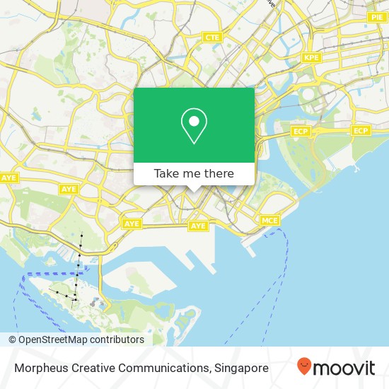 Morpheus Creative Communications map