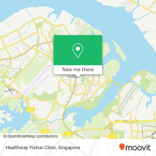 Healthway Yishun Clinic map
