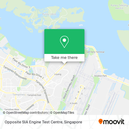 Opposite SIA Engine Test Centre map