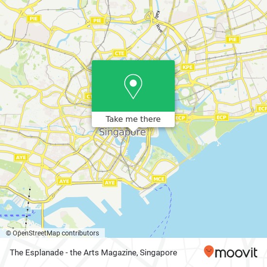 The Esplanade - the Arts Magazine map