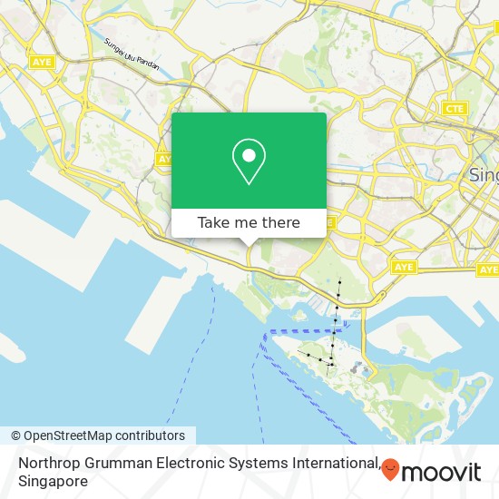 Northrop Grumman Electronic Systems International map