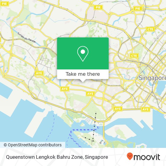 Queenstown Lengkok Bahru Zone地图