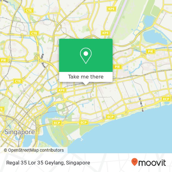 Regal 35 Lor 35 Geylang map