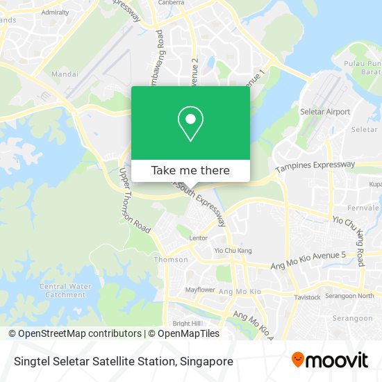 Singtel Seletar Satellite Station地图