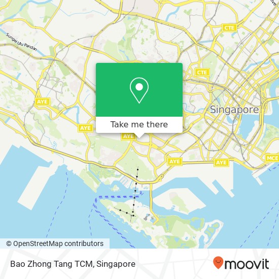 Bao Zhong Tang TCM map