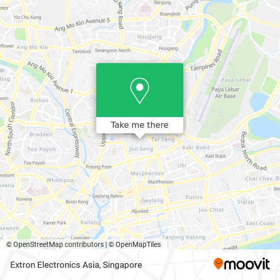 Extron Electronics Asia map