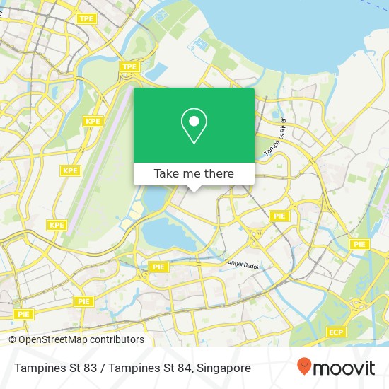 Tampines St 83 / Tampines St 84 map