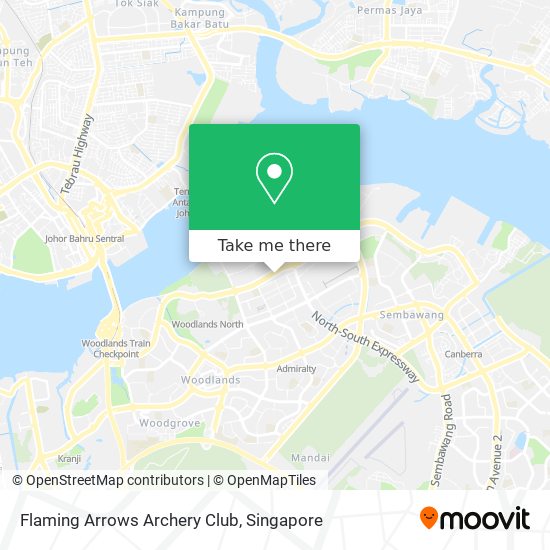 Flaming Arrows Archery Club map