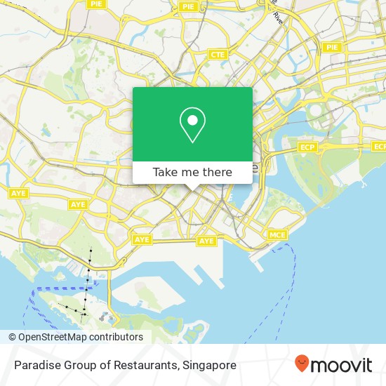 Paradise Group of Restaurants map