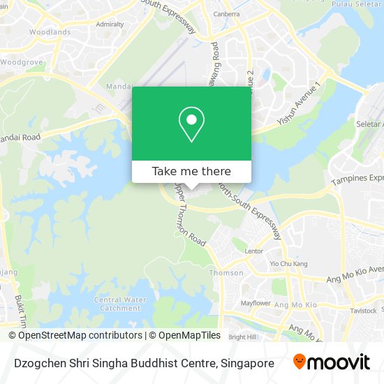 Dzogchen Shri Singha Buddhist Centre map