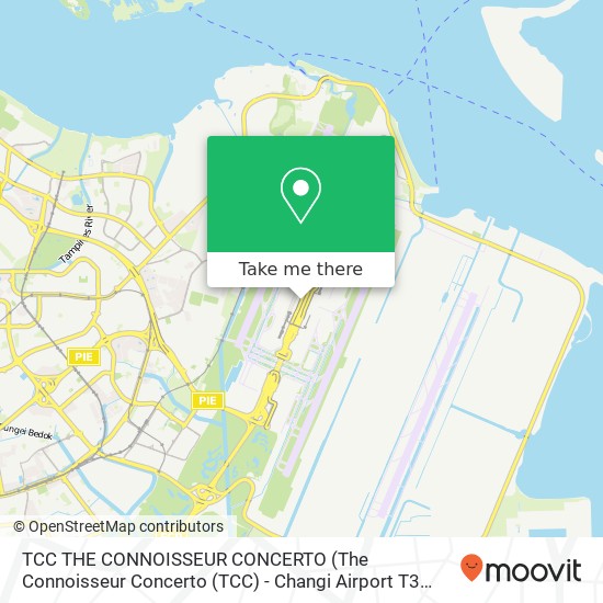 TCC THE CONNOISSEUR CONCERTO (The Connoisseur Concerto (TCC) - Changi Airport T3 Arrival Hall) map