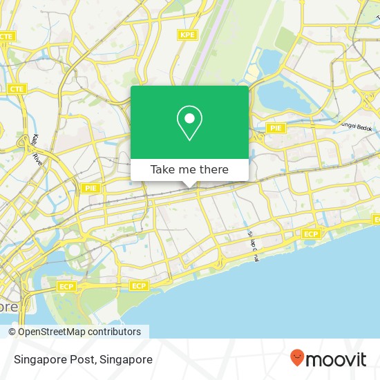 Singapore Post map