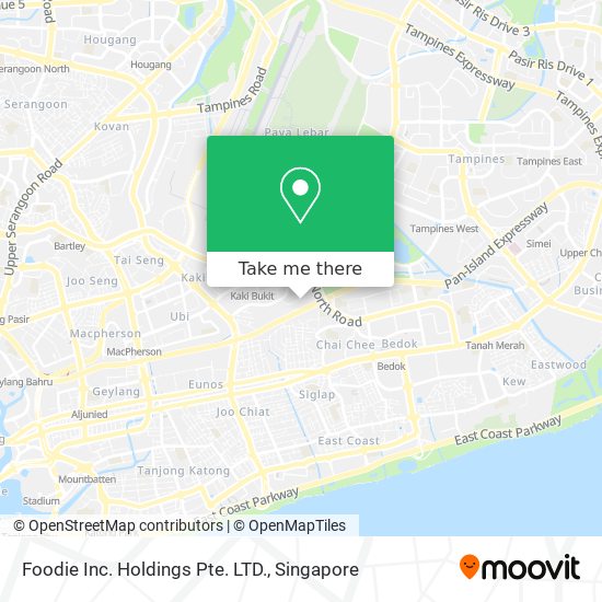 Foodie Inc. Holdings Pte. LTD. map
