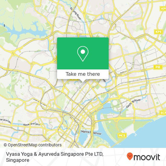 Vyasa Yoga & Ayurveda Singapore Pte LTD map