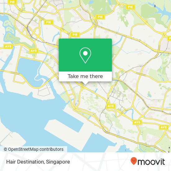Hair Destination map