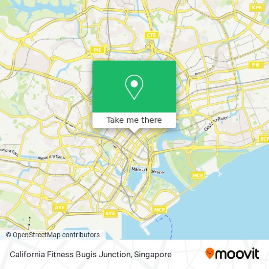 California Fitness Bugis Junction地图