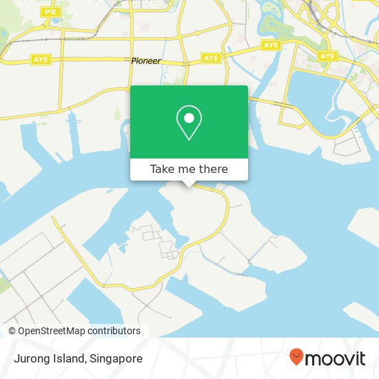 Jurong Island地图