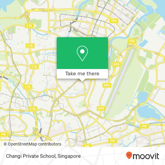 Changi Private School map