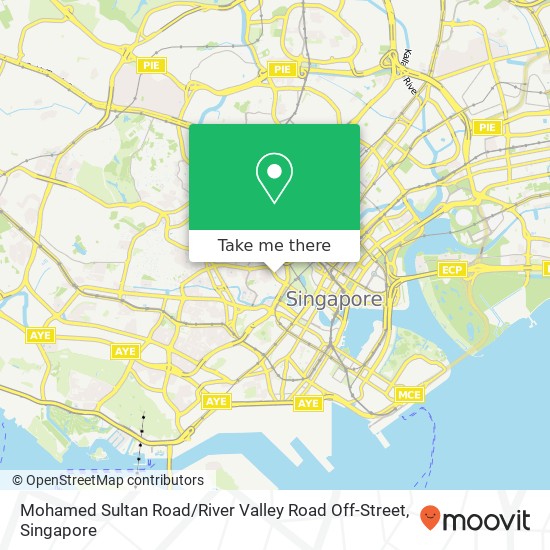 Mohamed Sultan Road / River Valley Road Off-Street map