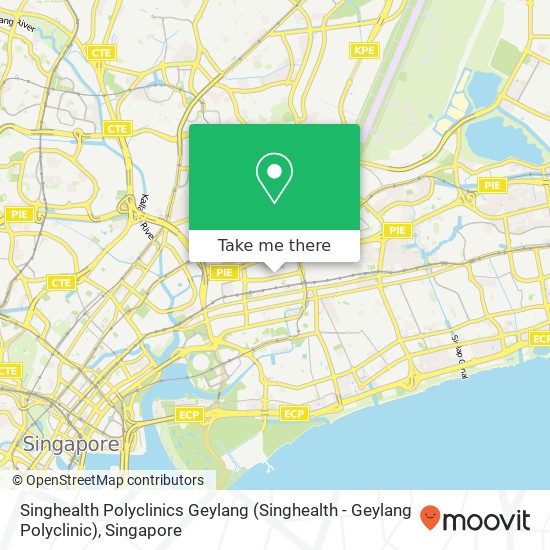 Singhealth Polyclinics Geylang (Singhealth - Geylang Polyclinic) map