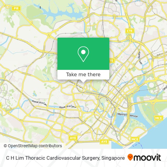 C H Lim Thoracic Cardiovascular Surgery map