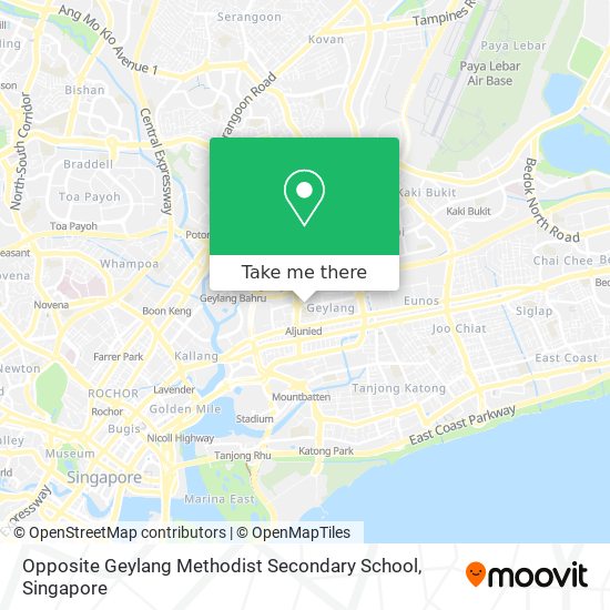 Opposite Geylang Methodist Secondary School地图