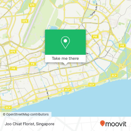 Joo Chiat Florist map