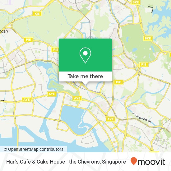 Han's Cafe & Cake House - the Chevrons map