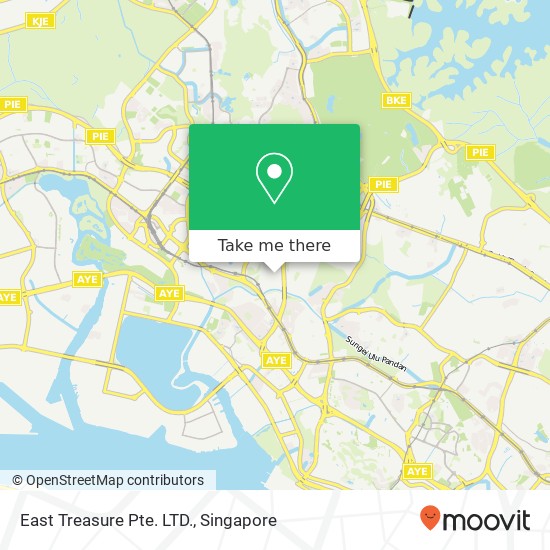 East Treasure Pte. LTD. map