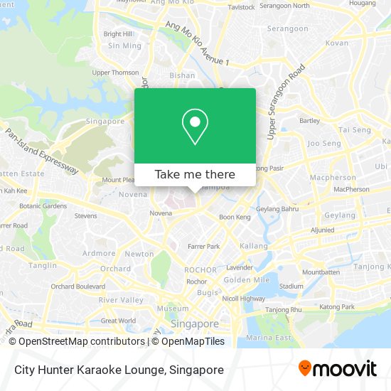 City Hunter Karaoke Lounge map