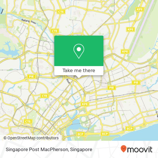 Singapore Post MacPherson地图