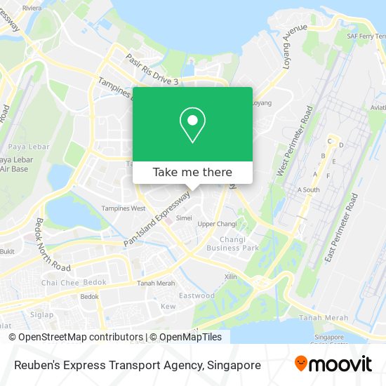 Reuben's Express Transport Agency map