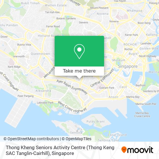Thong Kheng Seniors Activity Centre (Thong Keng SAC Tanglin-Cairhill) map