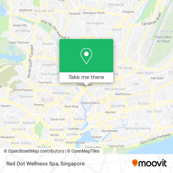 Red Dot Wellness Spa map