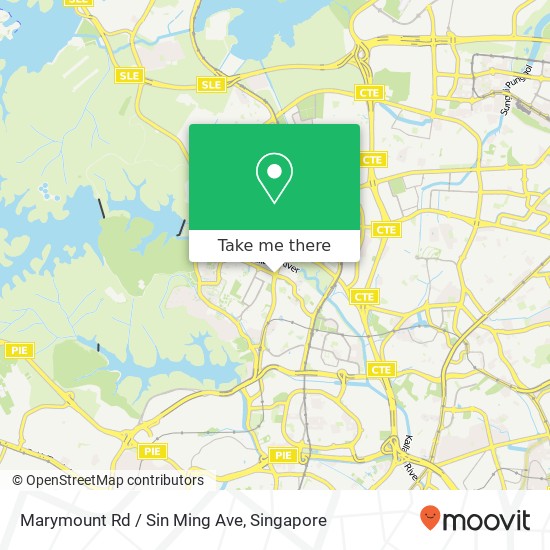 Marymount Rd / Sin Ming Ave地图