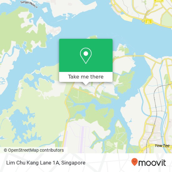Lim Chu Kang Lane 1A map