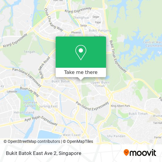 Bukit Batok East Ave 2 map