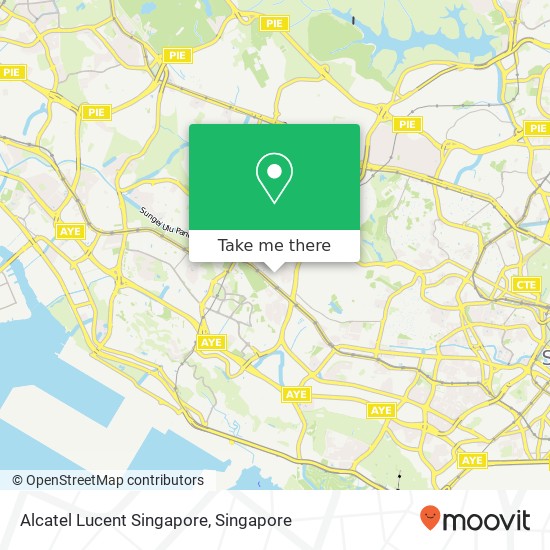 Alcatel Lucent Singapore地图