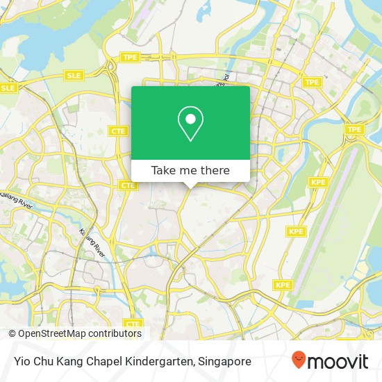 Yio Chu Kang Chapel Kindergarten map