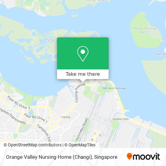 Orange Valley Nursing Home (Changi) map