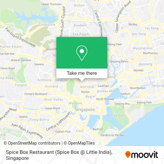 Spice Box Restaurant (Spice Box @ Little India)地图