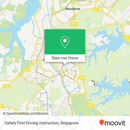 Safety First Driving Instruction map