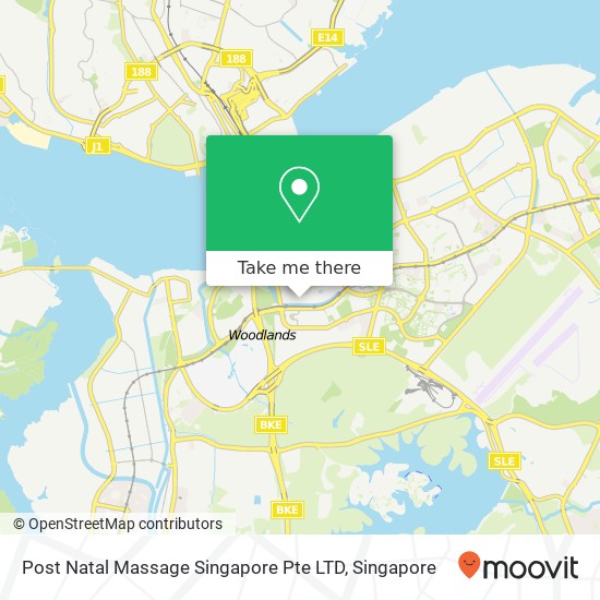 Post Natal Massage Singapore Pte LTD map