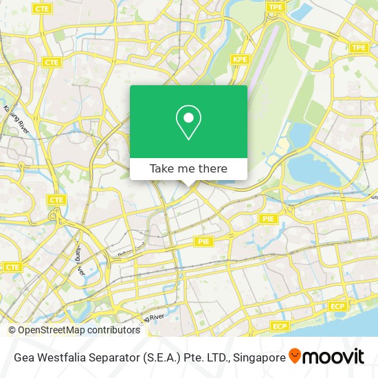 Gea Westfalia Separator (S.E.A.) Pte. LTD. map