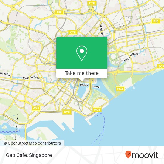 Gab Cafe map