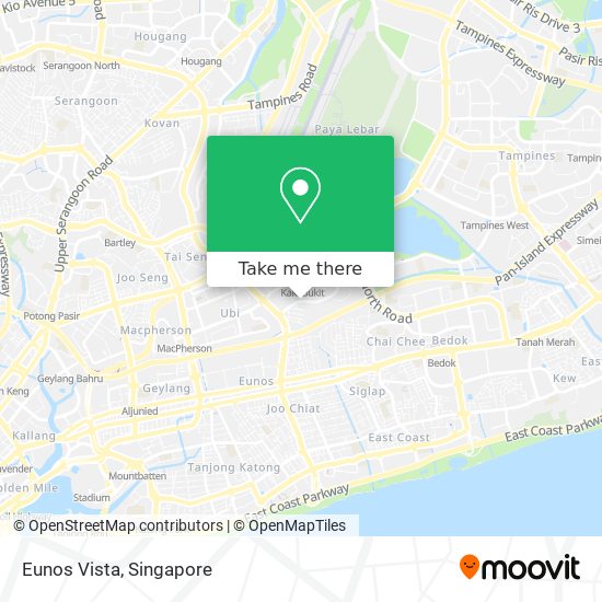 Eunos Vista map